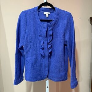 Appleseed's Deep Blue Knit Cardigan/Blazer M